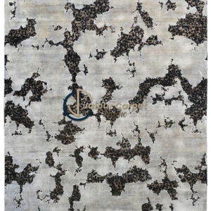 Ebony Prowl Wool Silk Rug