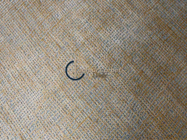Modern Textured Wool Carpet – Yellow and Gray Accents - Image 3