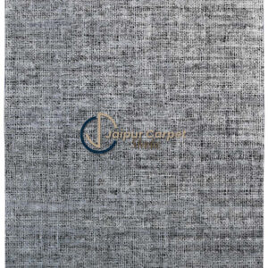 Dark Grey Textured Wool Premium Quality Rug