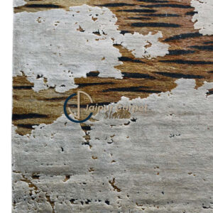 Wild Grace – Bespoke Wool-Silk Leopard Rug