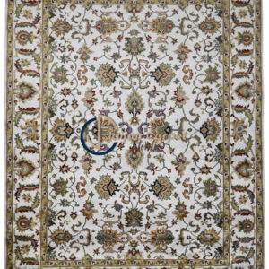 Persian Essence – Handwoven Natural Wool Rug in Classic White