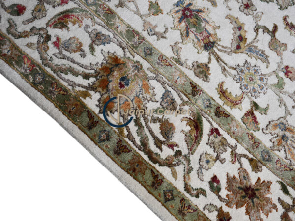 Taj Majesty – Hand-Carved Wool Silk Rug Inspired by Taj Mahal - Image 6