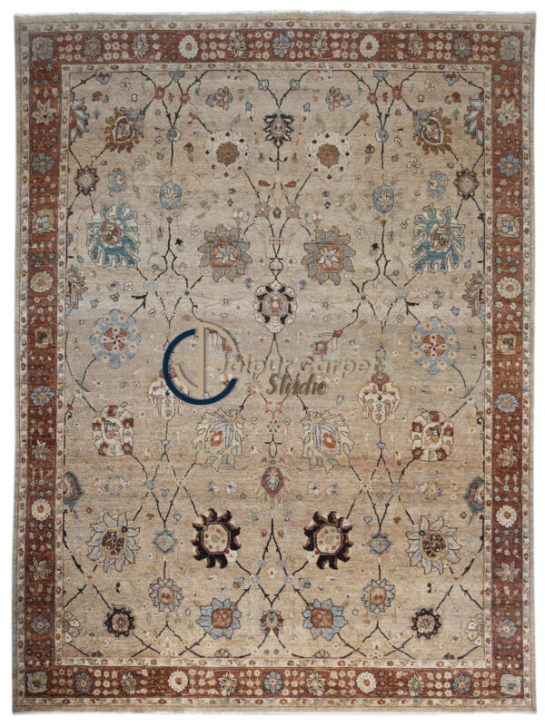 Radiant Meadow Harmony Rug – Persian Elegance