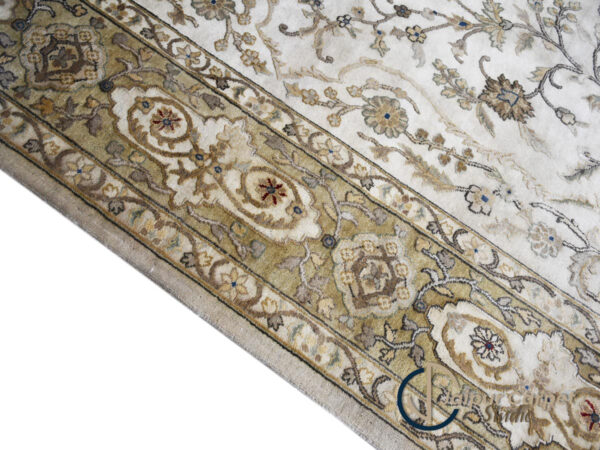 Regal Ivory Garden Rug – A Floral Symphony - Image 6