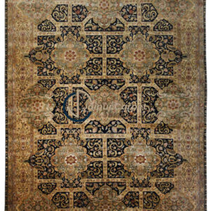 Heritage Bloom – Hand-Knotted Persian Wool Rug with Royal Elegance