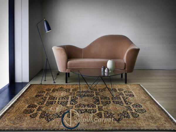 Heritage Bloom – Hand-Knotted Persian Wool Rug with Royal Elegance - Image 2