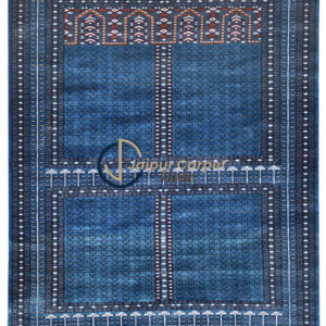Azure Oasis – Hand-Knotted Tribal Charm