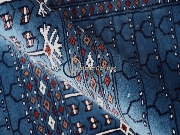 Azure Oasis – Hand-Knotted Tribal Charm - Image 5