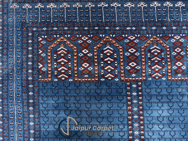 Azure Oasis – Hand-Knotted Tribal Charm - Image 3