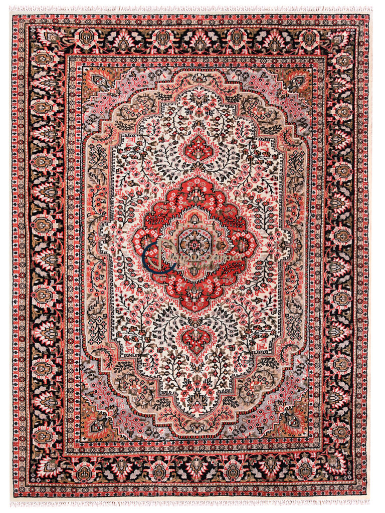 Crimson Heritage – Hand-Knotted Persian Wool Rug