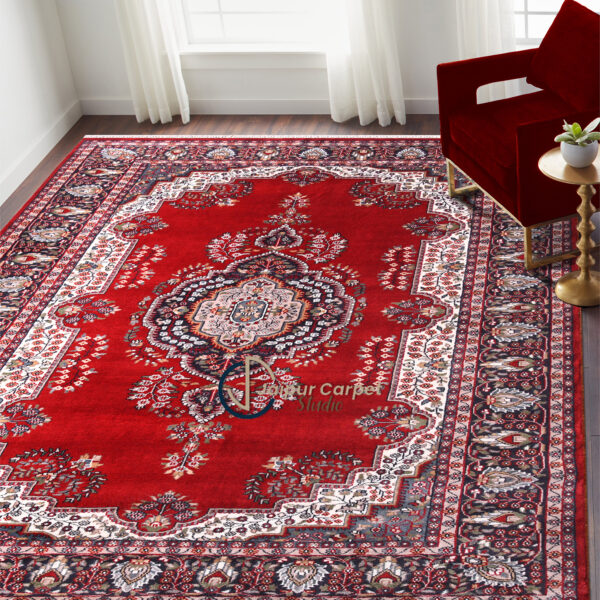 Zahra Elegance – Hand-Knotted Persian Wool Rug - Image 2