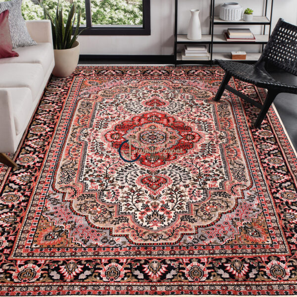 Crimson Heritage – Hand-Knotted Persian Wool Rug - Image 2