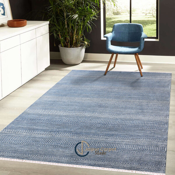 Horizon Rhythm – Premium Quality Handwoven Wool-Silk Rug - Image 2