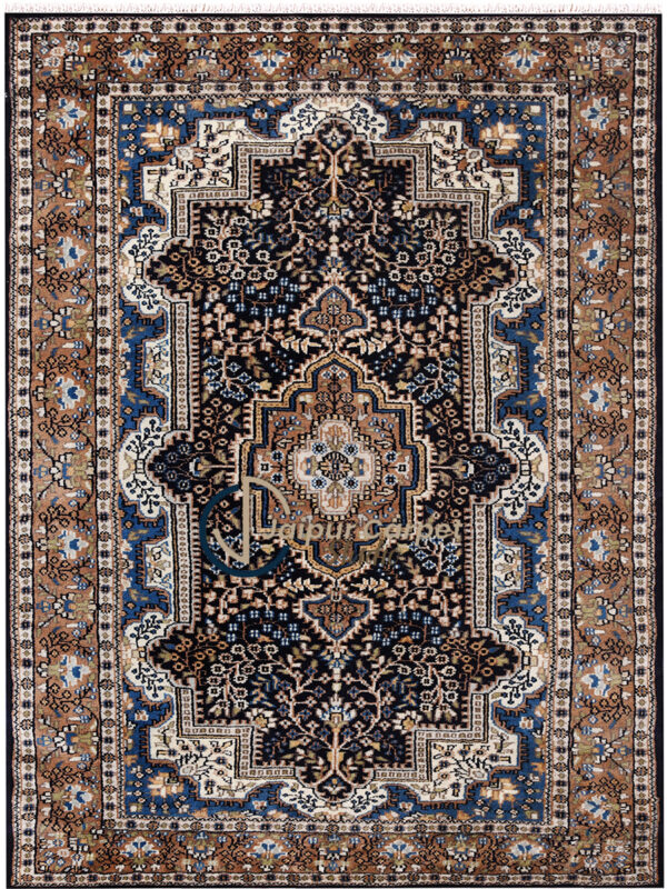 Persian Charm – Hand-Knotted Wool Rug with Royal Irani Heritage