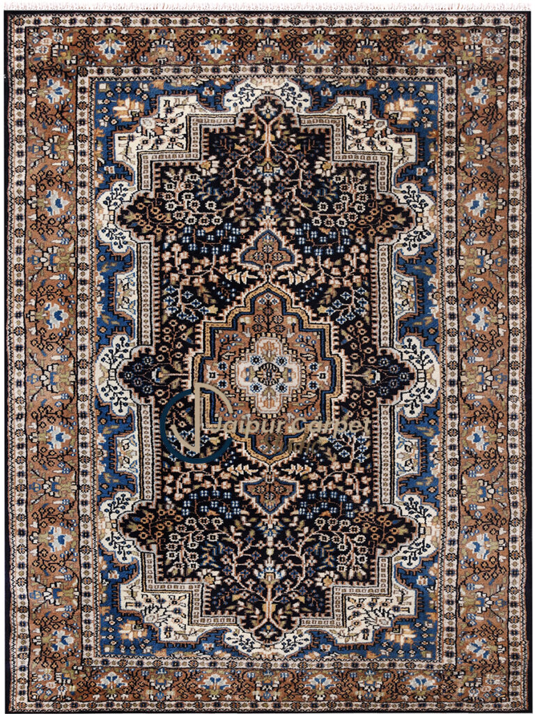 Persian Charm – Hand-Knotted Wool Rug with Royal Irani Heritage