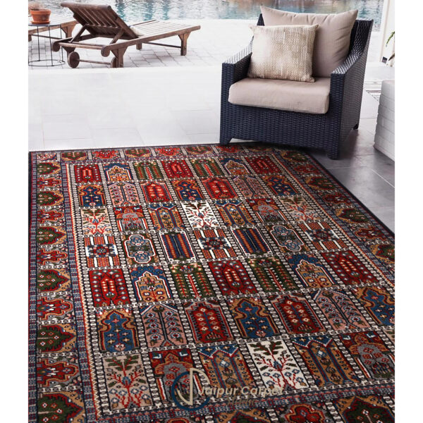 Majestic Tabriz Mosaic – Persian Patchwork Elegance - Image 2