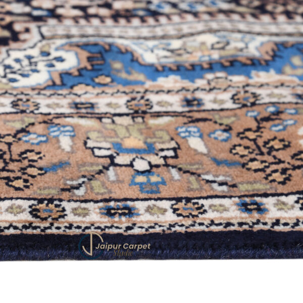 Persian Charm – Hand-Knotted Wool Rug with Royal Irani Heritage - Image 6