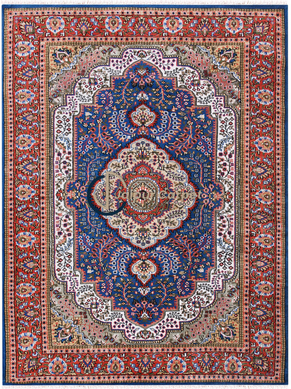 Zarif Elegance – Handwoven Wool Rug with Irani Allure