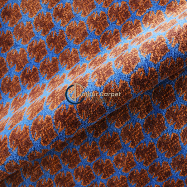 Cobalt Vine – Hand-Knotted Pure Wool Rug - Image 4