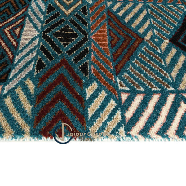 Prismatic Nomad – Hand-Knotted Wool Rug - Image 6