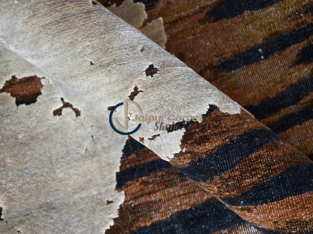Wild Grace – Bespoke Wool-Silk Leopard Rug - Image 5