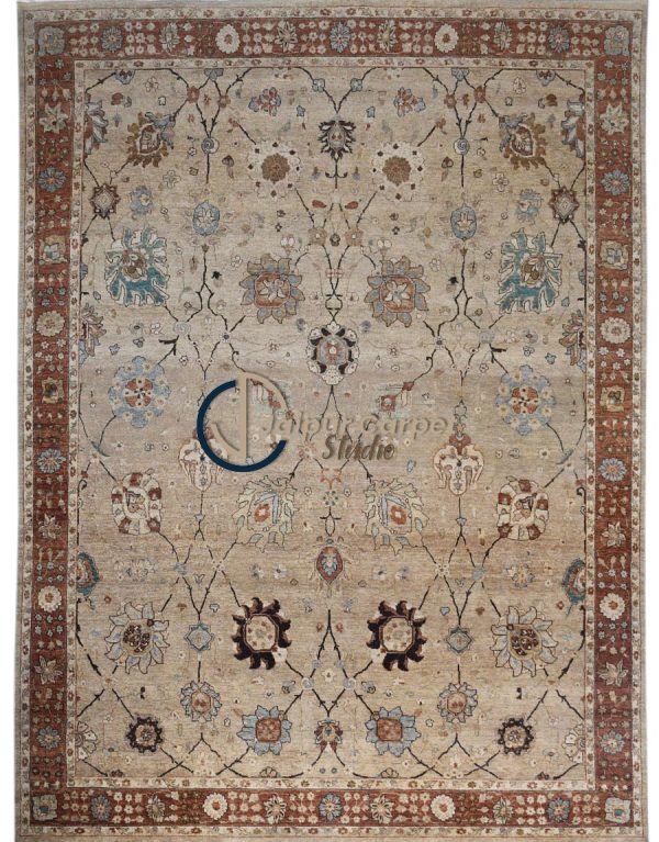 Radiant Meadow Harmony Rug – Persian Elegance