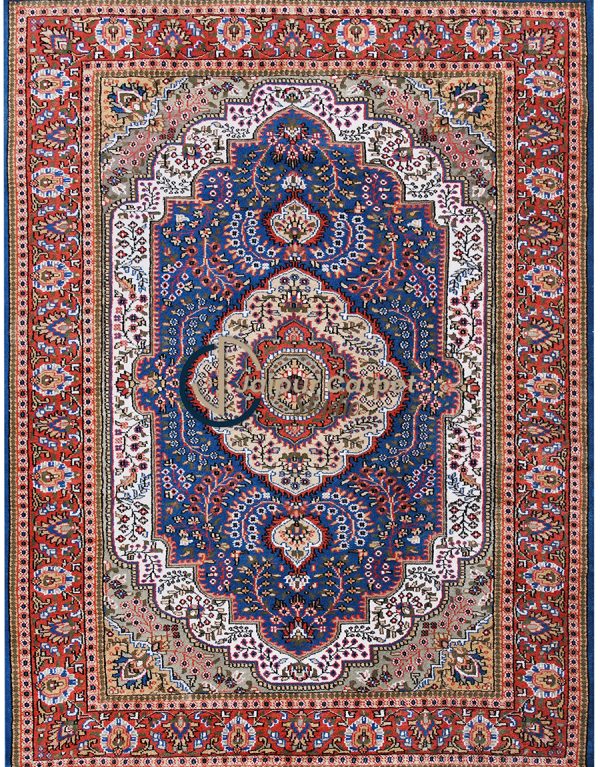 Zarif Elegance – Handwoven Wool Rug with Irani Allure