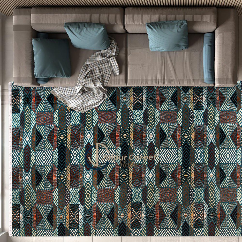 Prismatic Nomad – Hand-Knotted Wool Rug - Image 2