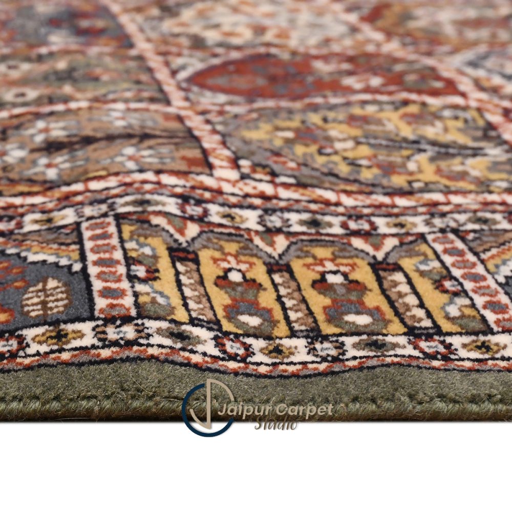 Ruby Nomad – Handwoven Afghan Wool Carpet - Image 6