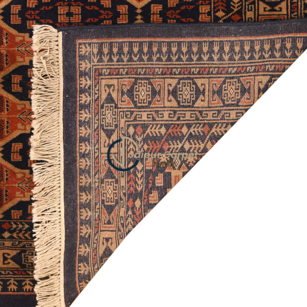 Amber Loom – Handwoven Turkish Rug in Rust and Midnight - Image 7