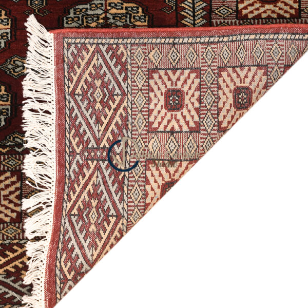 Ruby Medallion – Moroccan-Inspired Hand-Knotted Carpet - Image 7