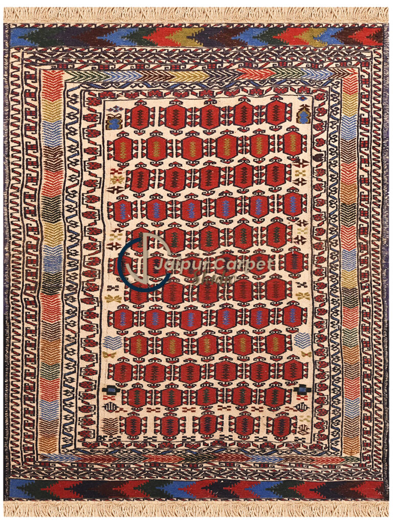 Moroccan Kilim Majesty – Handwoven Tribal Wool Rug
