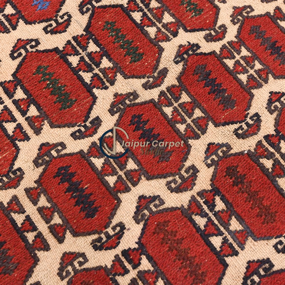 Moroccan Kilim Majesty – Handwoven Tribal Wool Rug - Image 3