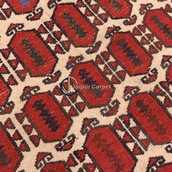 Moroccan Kilim Majesty – Handwoven Tribal Wool Rug - Image 3