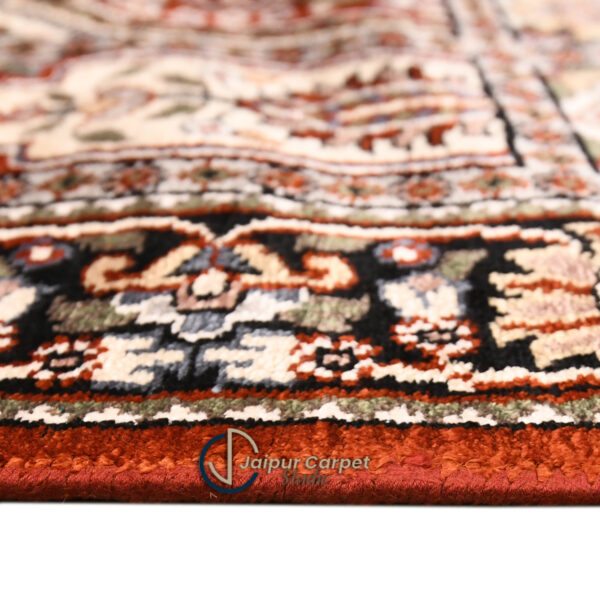 Silken Tabriz – Hand-Knotted Persian Silk Runner Rug - Image 6