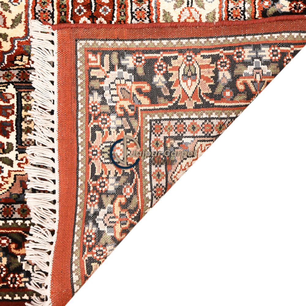 Silken Tabriz – Hand-Knotted Persian Silk Runner Rug - Image 7