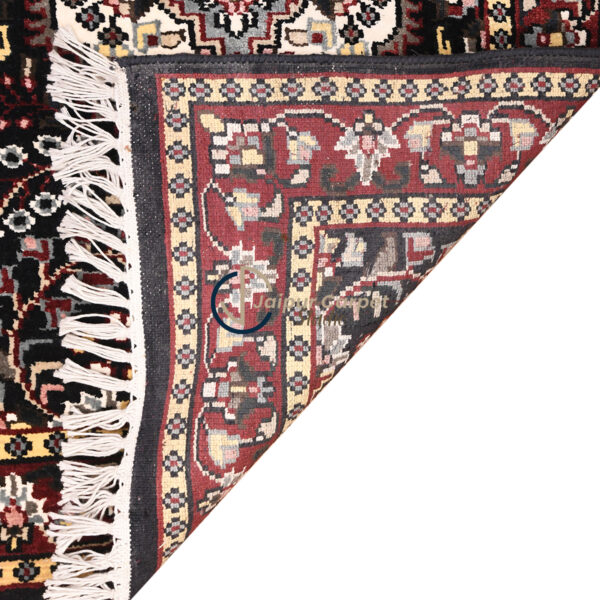 Velvet Oasis – Handwoven Persian Silk Runner with Mughal Elegance - Image 7