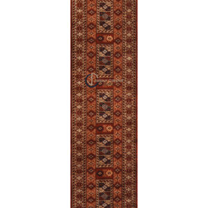Garnet Elegance – Tribal Wool Runner Rug