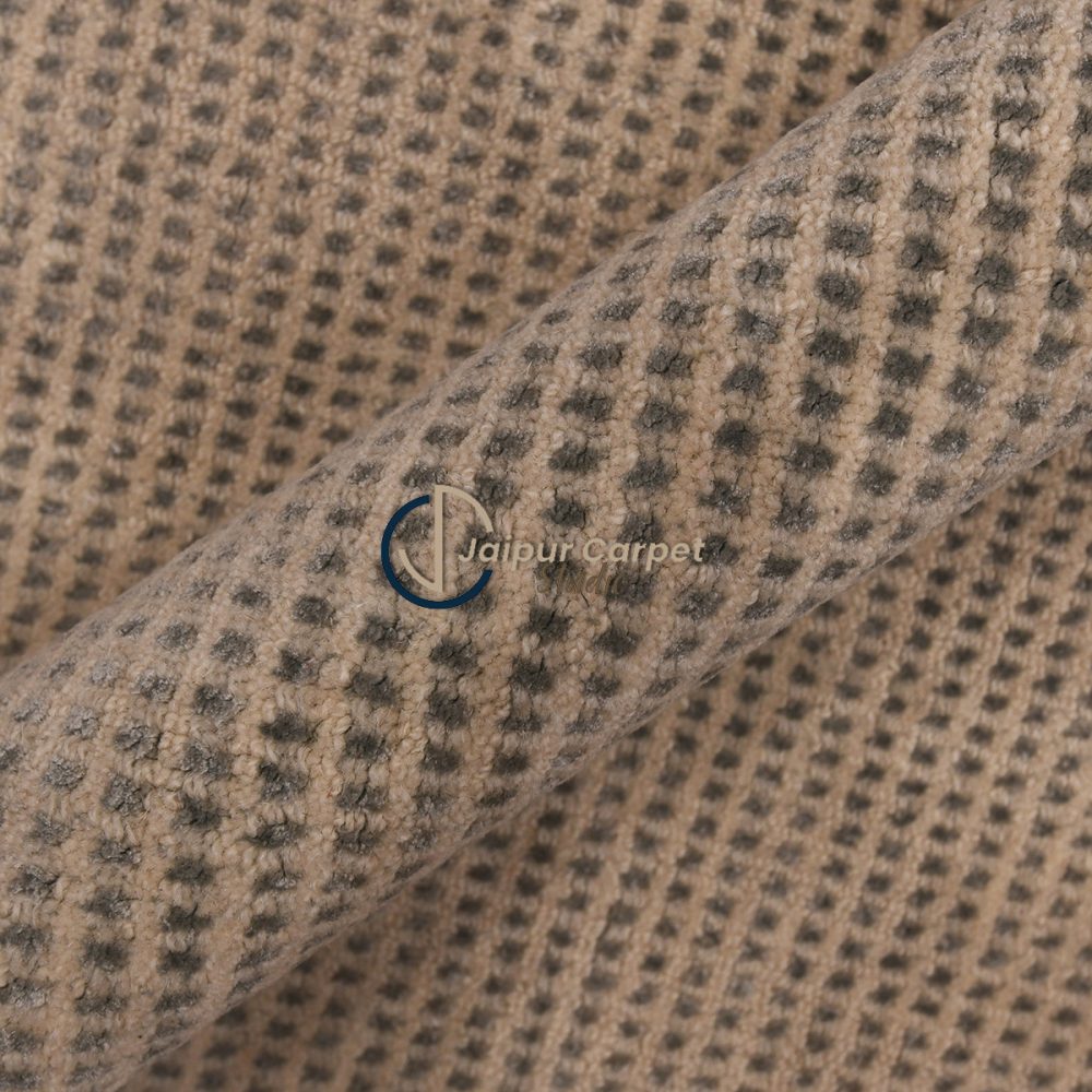 Desert Dunes – Handwoven Wool Carpet with Subtle Elegance - Image 4