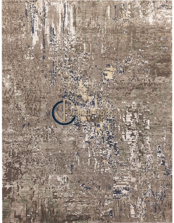 Desert Mirage – Abstract Wool Handwoven Rug