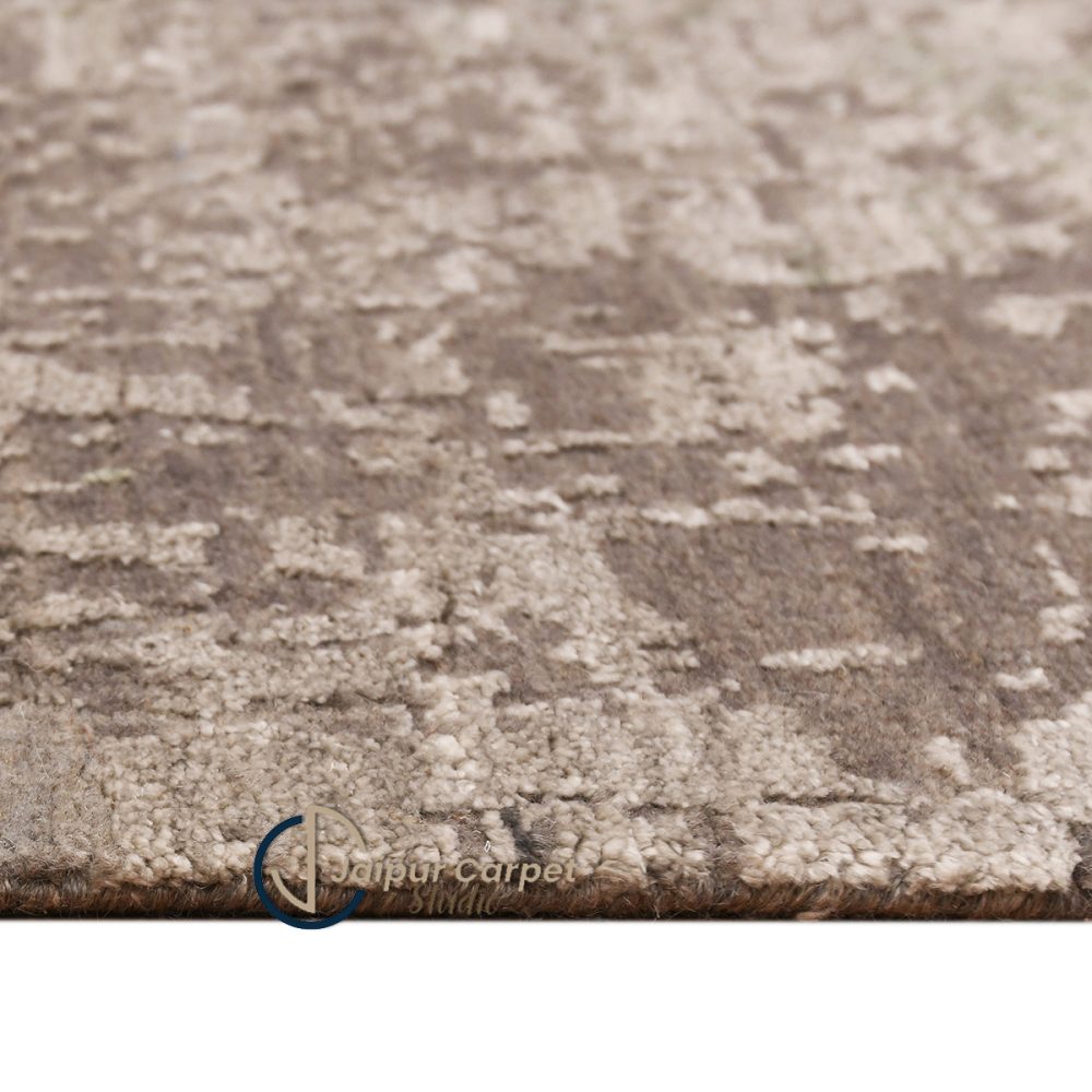 Desert Mirage – Abstract Wool Handwoven Rug - Image 6