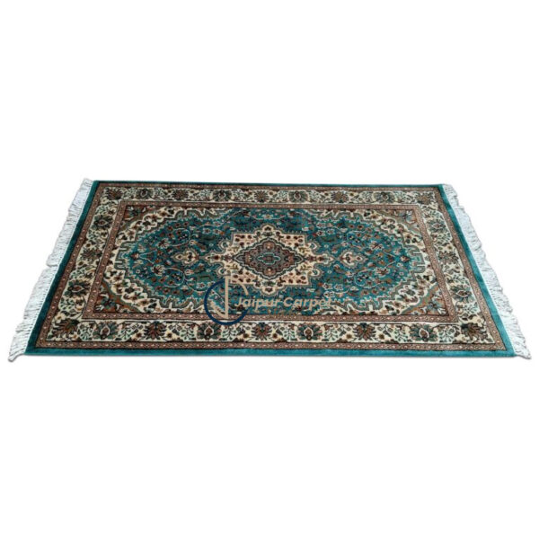 Teal Majesty – Royal Persian Heritage Carpet - Image 4