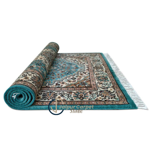 Teal Majesty – Royal Persian Heritage Carpet - Image 5