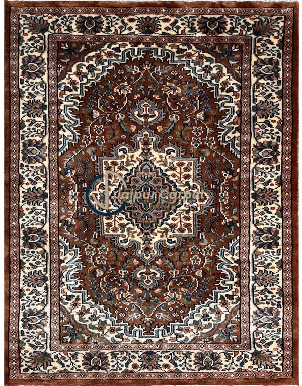 Ruby Reverie – Hand‑Knotted Indo‑Persian Wool Rug