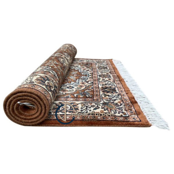 Ruby Reverie – Hand‑Knotted Indo‑Persian Wool Rug - Image 4