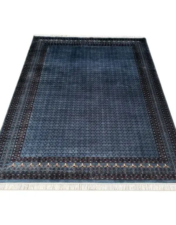 Wind Palace Grey Hand Knotted Rug