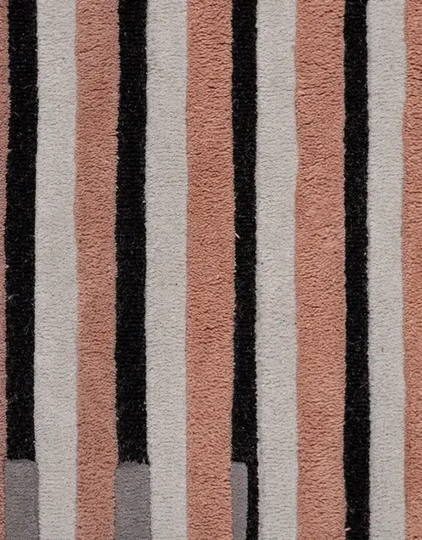 Urban Grid Stylish Tufted Rug